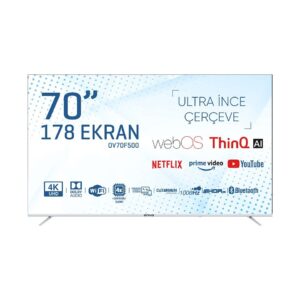 Onvo OV70F500 70" 178 Ekran Uydu Alıcı 4K Ultra HD WebOS Smart LED TV